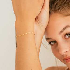 Lace Chain Bracelet • Gold, Silver, or Rose Gold - Basic Chain - Simple Bracelet - Gift for Her - Minimalist Jewelry - Finished Chain