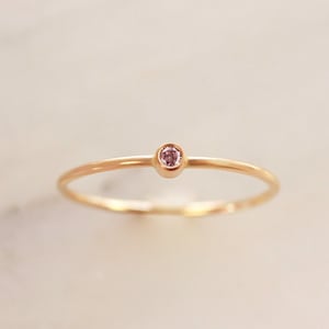 Tiny June Birthstone Ring • Alexandrite Ring - Gold, Silver or Rose Gold - Tiny Gemstone - Mothers Ring Set - Gift for Her - Stacking Rings