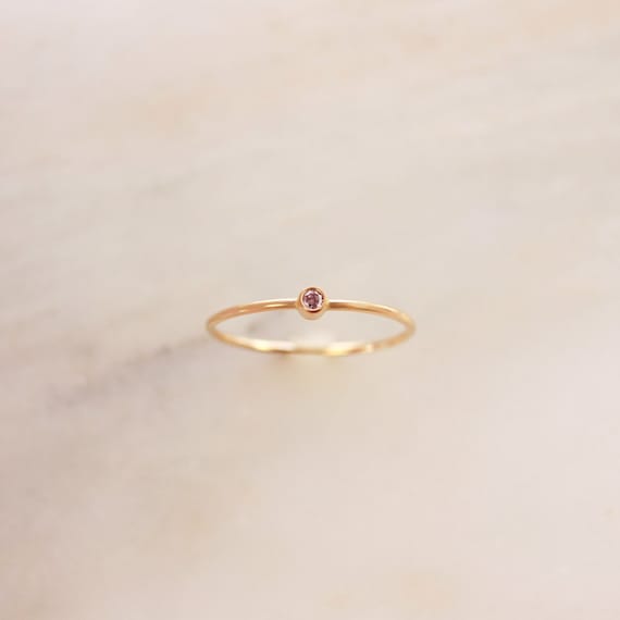 Small birthstone best sale rings