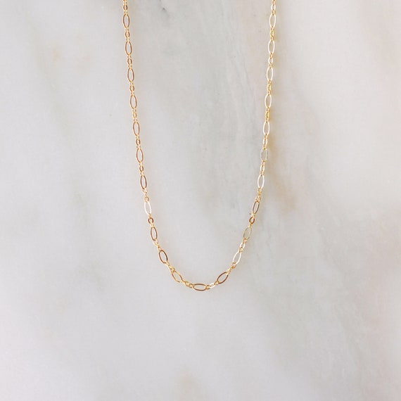 Sweet Chain Choker Gold or Silver Basic 
