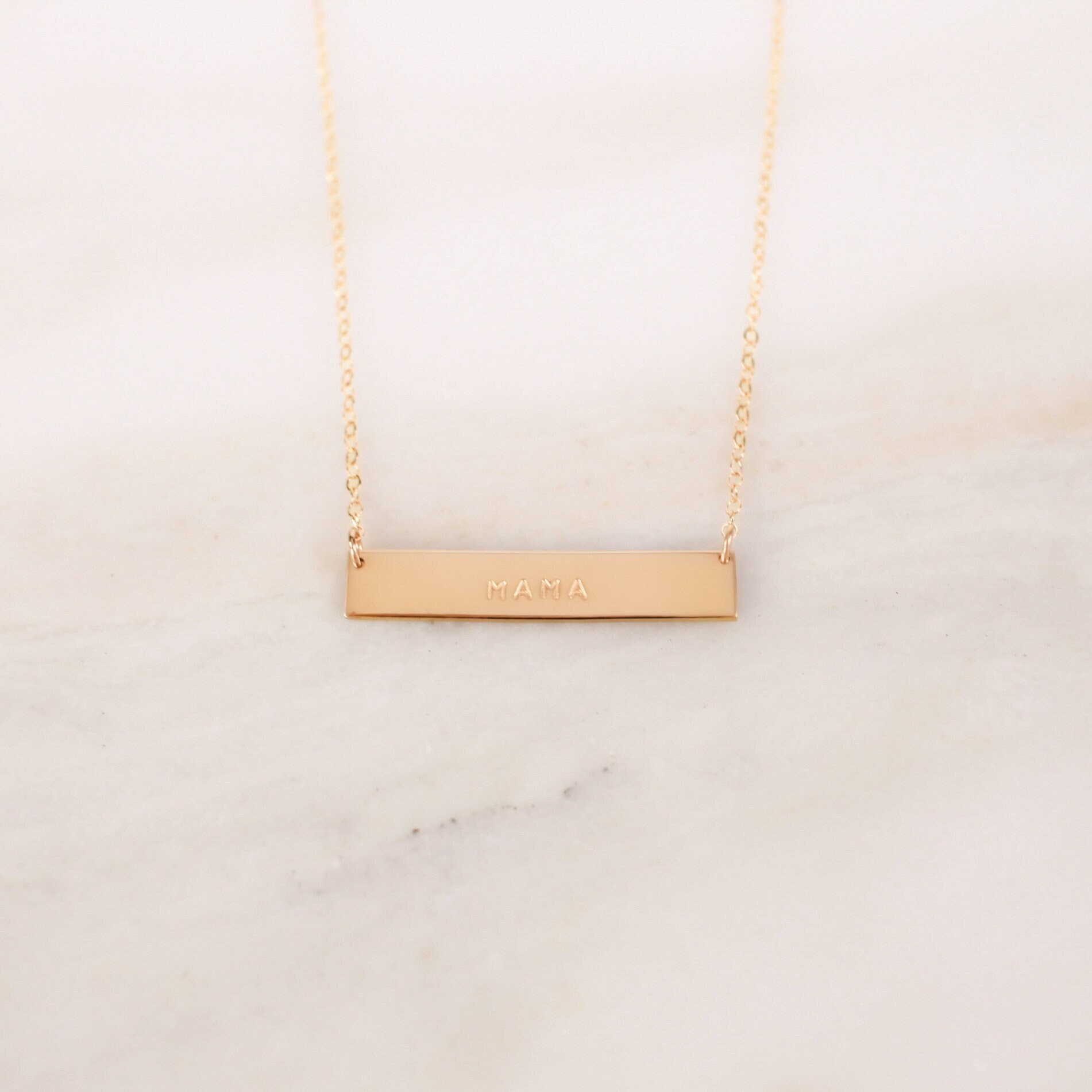 Mama bar necklace deals