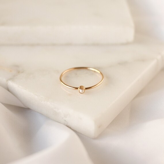 Pearl cheap birthstone ring