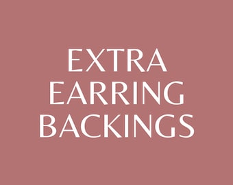 Extra Earring Backings