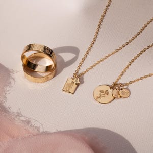 Mama's Garden Necklace • Birth Flower Jewelry - Gift for Mom - Mother's Day - Baby Shower Gift - Charms - 14k Gold Filled or Sterling Silver image 4