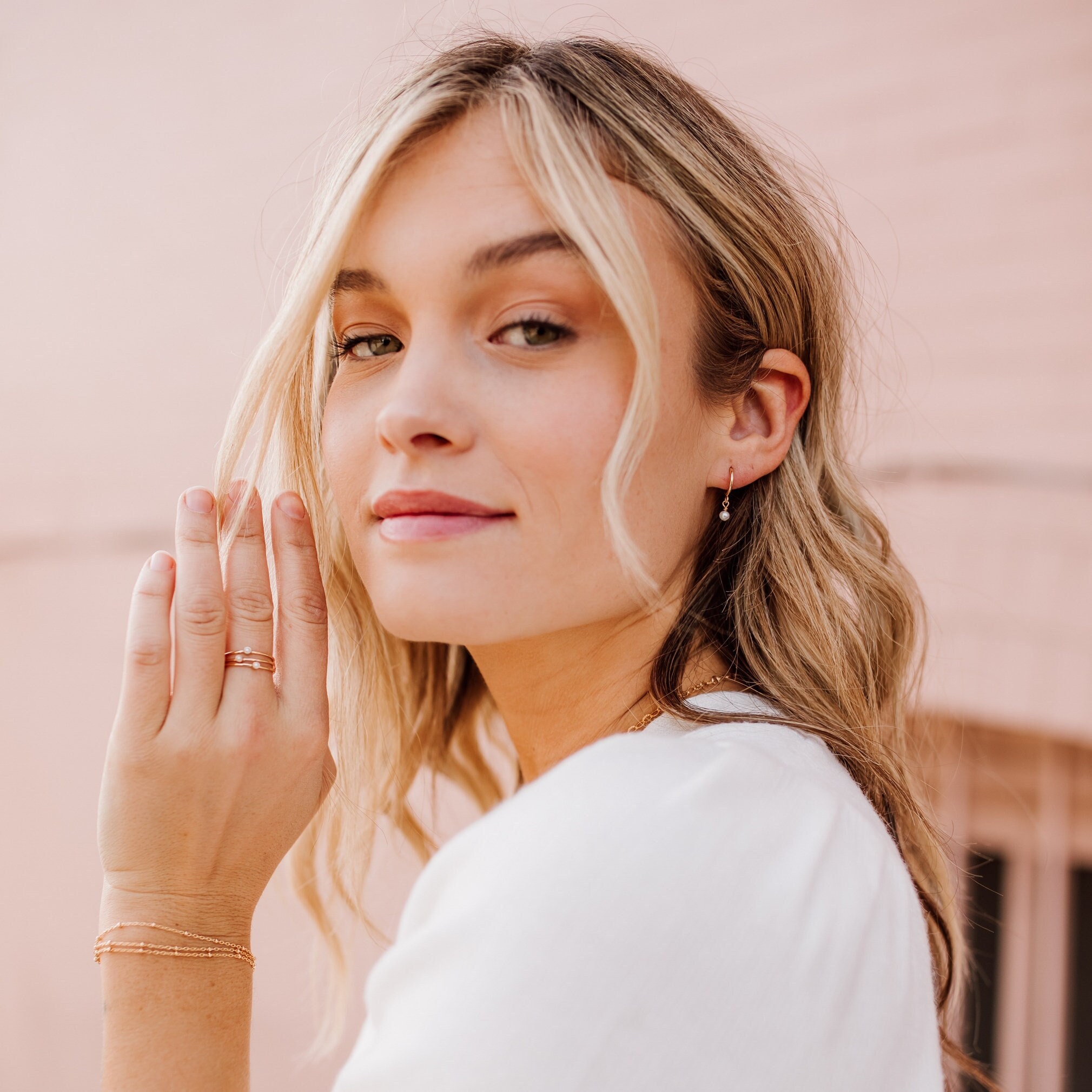 Ready, Set, Stack  Gold + Silver + Rose Gold Bracelet Set by Jaimie Nicole  Jewelry