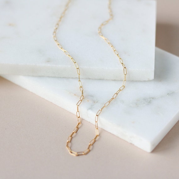 Modern Chain Choker Gold or Silver 
