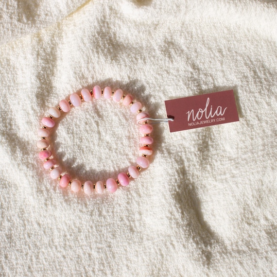 FAT HAIR TIE ROSE QUARTZ MIX FAT HAIR TIE ROSE QUARTZ MIX
