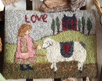 E-Pattern ~ Punch Needle ~ Wooly Friends ~ PDF Instant Download