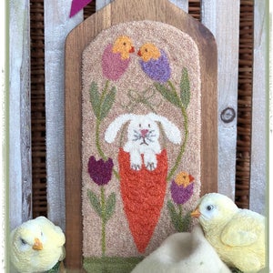 E-Pattern  ~ Punch Needle ~ The Wooly Spring Party ~ PDF Instant Download