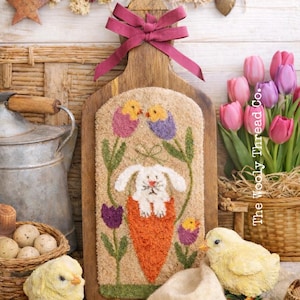 E-Pattern  ~ Punch Needle ~ The Wooly Spring Party ~ PDF Instant Download