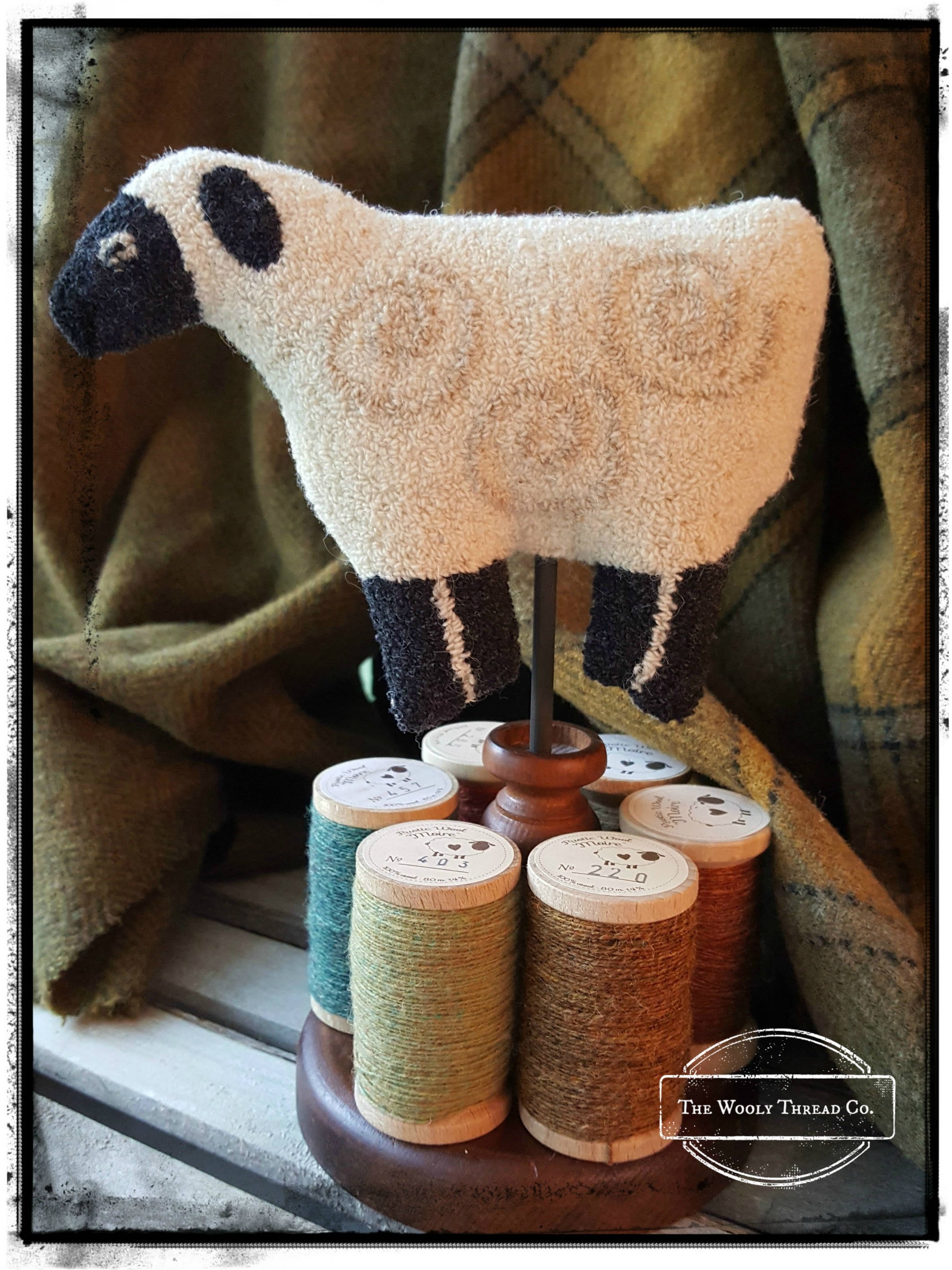 EPattern Punch Needle Wooly Moire Sheep Needle Punch Etsy