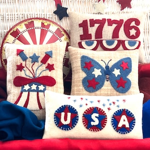E-Pattern ~ Wool Applique ~ Americana III Bowl Fillers ~ Instant Download PDF