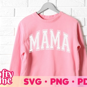 Mama varsity svg, Mama varsity arched svg, Mama varsity carta png, Mama varsity letras svg, Mama varsity fuente svg, Mama varsity png
