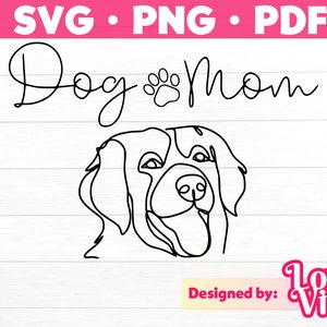 Dog Mom Svg, Golden svg, Fur Mom Svg, Dog Sayings Svg, Digital Download, Dog Mom Png, Dog Lover Svg, Dog Quotes Svg, Svg Files For Cricut