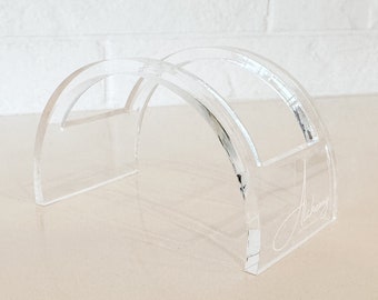 Acrylic Two Coaster Display Stand