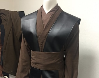 Anakin Skywalkers inspired Jedi Padawan Tunic, Tabards , Obi set