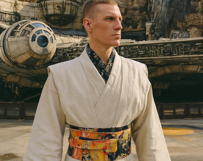 Star Wars Inspired Sith/jedi Tunic, Tabards , Obi Medium / Large