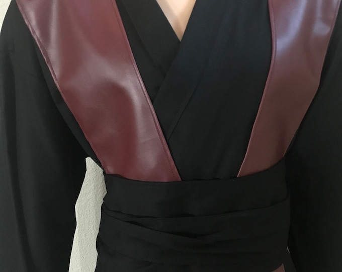 Star Wars Inspired Sith/jedi Tunic, Tabards , Obi set  Pleather Tabbards