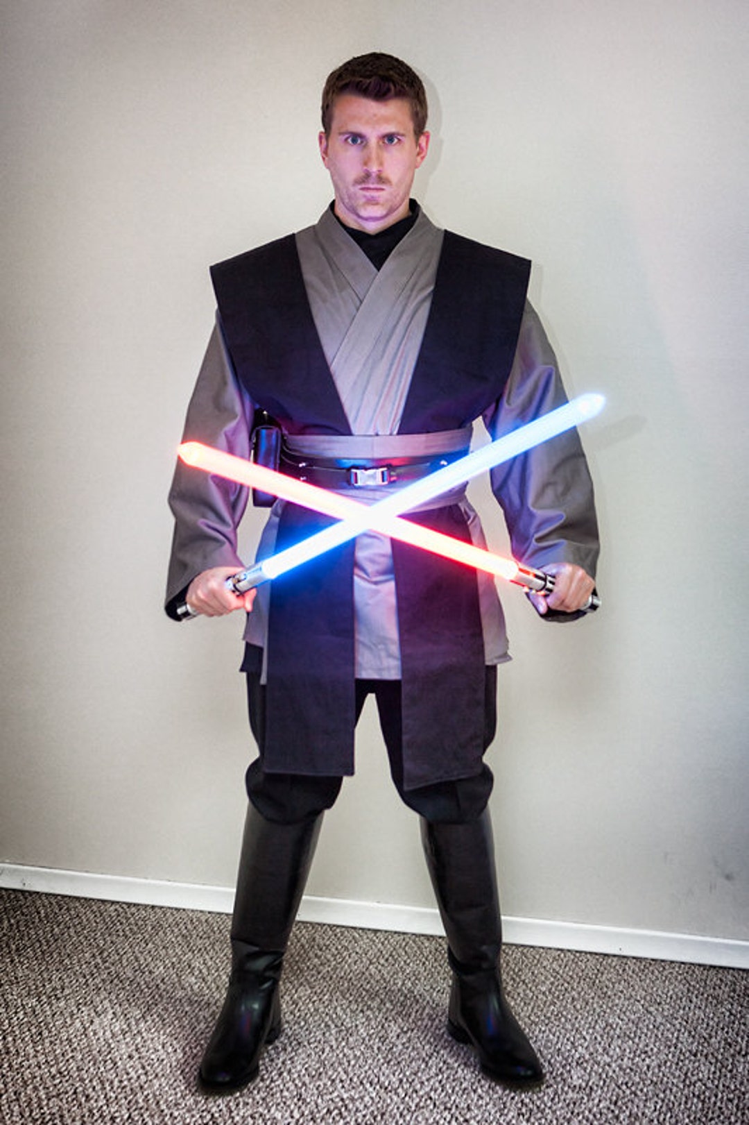 Grey Jedi Star Wars Inspired Sith/jedi Tunic, Tabards , Obi Grey Jedi Star Wars Inspired Sith/jedi Tunic, Tabards , Obi