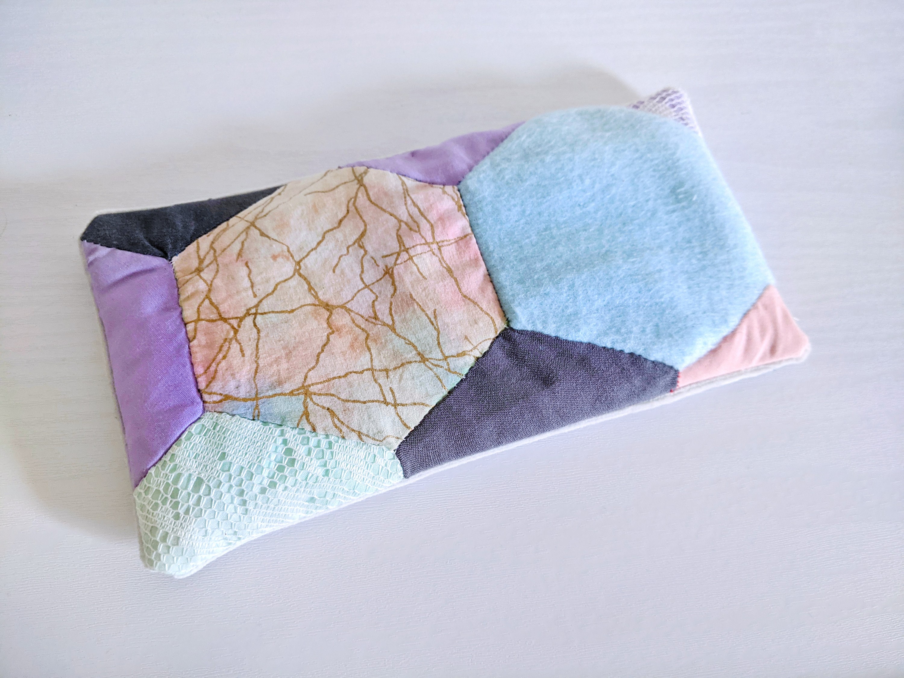 Handmade Eye Pillow Filled with Flaxseeds and Lavender for Etsy