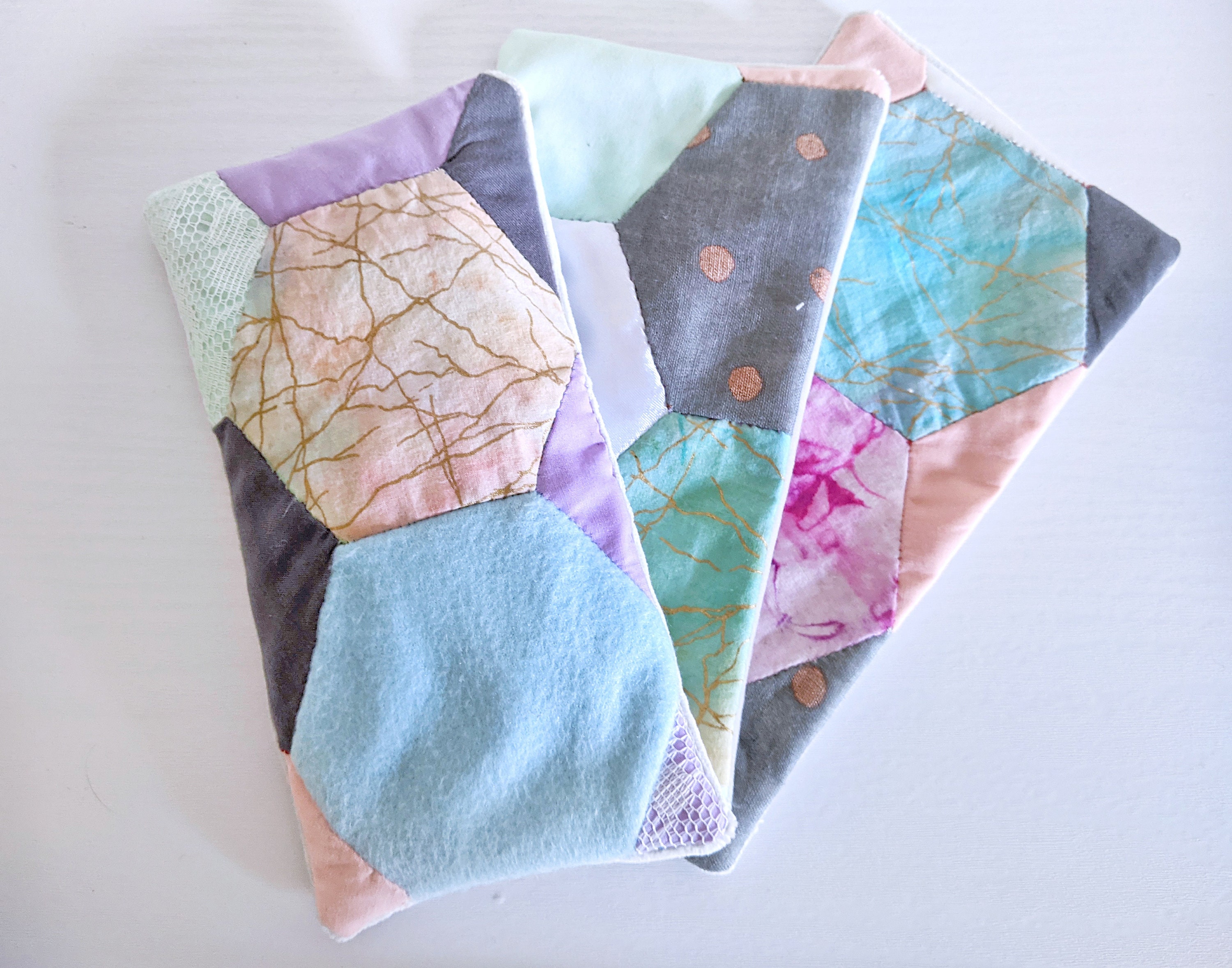 Handmade Eye Pillow Filled With Flaxseeds and Lavender for Yoga