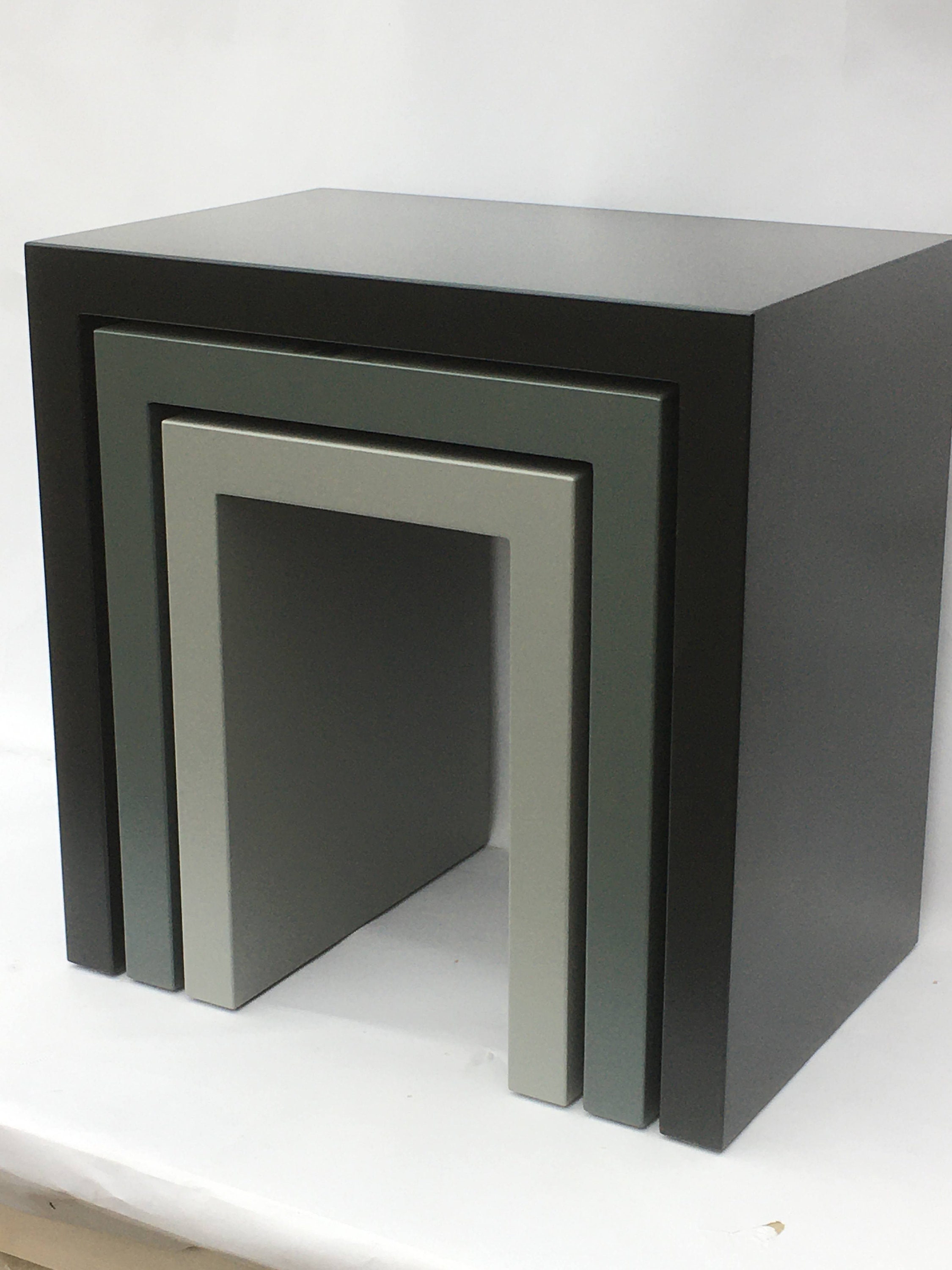 Black and grey nest of tables deals