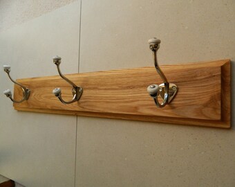 Coat hooks  coat rack  Ash coat hanging rail