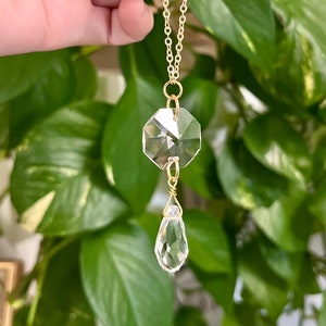 Crystal Prism Car Charm, Sun Catcher Rainbow Maker Hanging Accent for Rear View Mirror