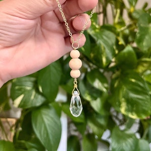 BEST SELLER Boho Beaded Car Charm, Crystal Prism Sun Catcher Rainbow Maker Light Catcher Hanging Charm for Rear View Car Mirror Accessories