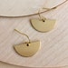 see more listings in the Mini Brass Earrings section