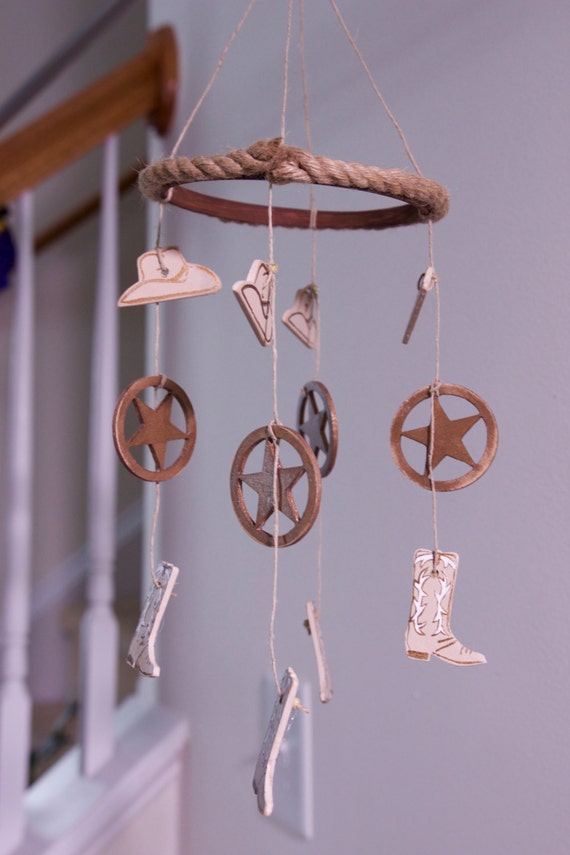 cowboy baby mobile