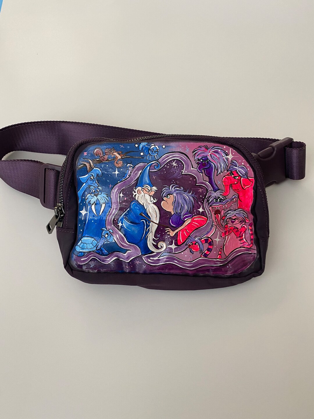 Hand Painted Disney Fanny Pack// Disney Bum Bag Etsy