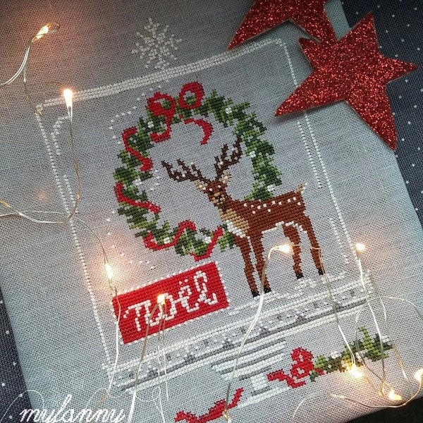 PUNTO DE CRUZ PDF Noel por Mi Fanny