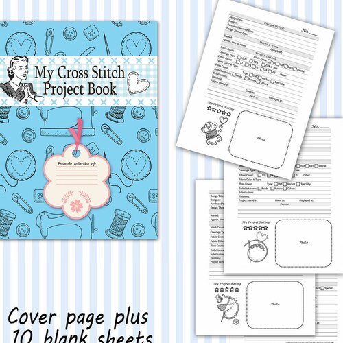 Editable & Printable Journal Page Cross Stitch Embroidery Etsy