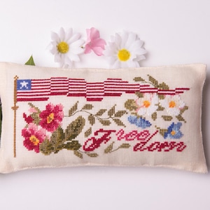CROSS STiTCH PDF Flowers of Freedom II by SamplersPrimitives
