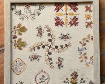 CROSS STITCH PDF Falling Leaves by Mojo Stitches