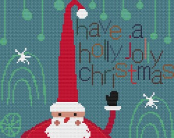 CROSS STITCH PDF Holly Jolly by Susanamm Cross Stitch
