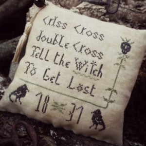 CROSS STITCH PDF Halloween Chant by Primitive Acorns