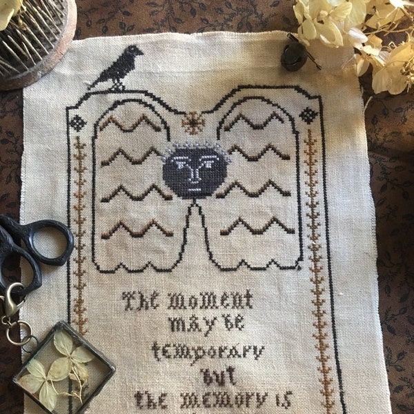 CROSS STITCH PDF The Moment by Queen Bee Handmade