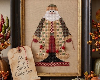 The Santa Factory-September, The Artists Collection, Cross Stitch Pattern, PDF
