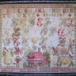 CROSS STITCH PDF G Leger by Reflets de Soie