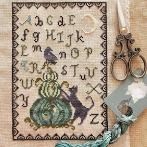 Autumn Alphabet, Willow Hill Samplings, Cross Stitch Pattern, PDF Download