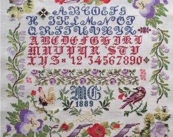 MG 1889 Reflets de Soie, Cross Stitch Pattern, PDF