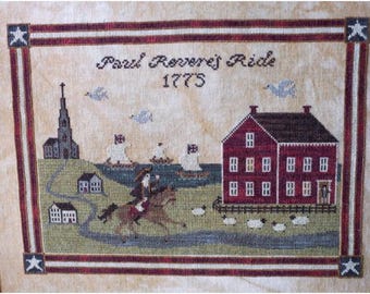 CROSS STiTCH PDF Paul Revere's Ride by Willow Hill Samplings - USA 250th Anniversary