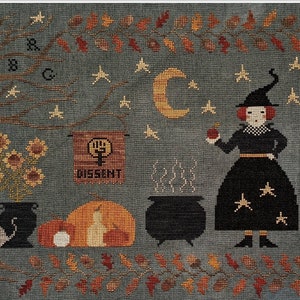 CROSS STITCH PDF Little Sarcy Witch by Sarcygurl Designs
