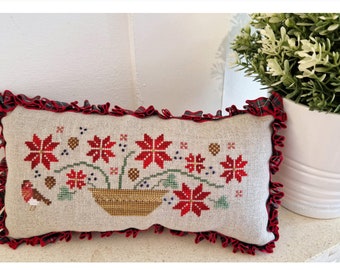 CROSS STITCH PDF December Basket by Cosford Rise Stitchery