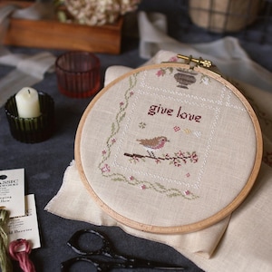 CROSS STITCH PDF Robin by Bluebird Needleworks
