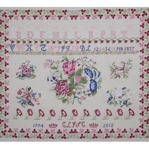CROSS STITCH PDF Roses et Volubilis by Reflets de Soie