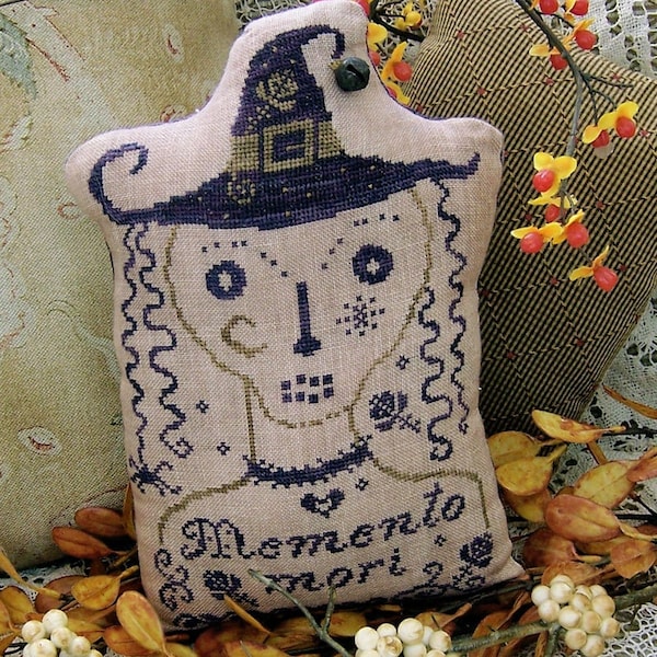 Goode Witch Matilda, Miss Prim, Cross Stitch Pattern, Digital Download PDF