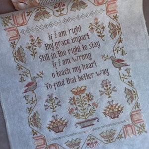 CROSS STITCH PDF The Right Way Sampler by Stitches Through the Years